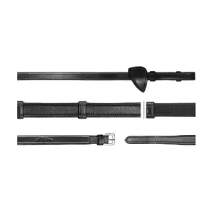 Leather horse reins with 7 holders Dy'on Hunter 5/8