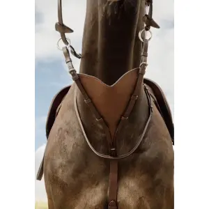 Martingale do konia z miękkiej skóry pełnej Dy'on image-1
