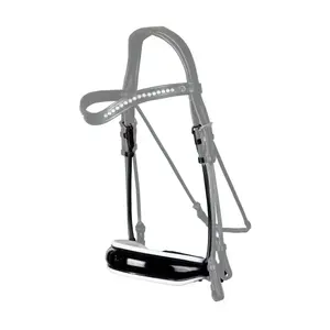 Muserolle cheval large Vernie avec doublure Dy'on image-0