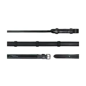 Zügel für Kaltblut-Trense aus Leder mit 7 Stoppern Dy'on image-0