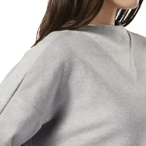 Damen Sweatshirt mit langen Ärmeln Reebok TE Twill Crew image-5