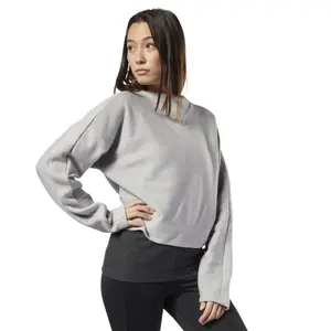 Damen Sweatshirt mit langen Ärmeln Reebok TE Twill Crew image-2