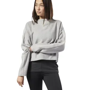Damen Sweatshirt mit langen Ärmeln Reebok TE Twill Crew image-1