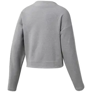Damen Sweatshirt mit langen Ärmeln Reebok TE Twill Crew image-3