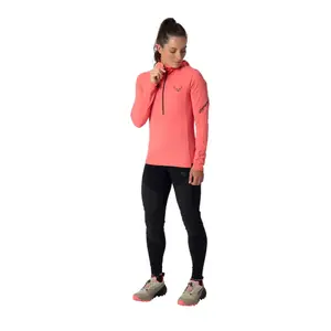Women's 1/2 zip hooded sweatshirt Dynafit Traverse Sun image-2