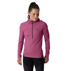 Women's 1/2 zip hooded sweatshirt Dynafit Traverse Sun image-1