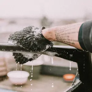 Mikrofiber rengöringshandske Dynamic image-0