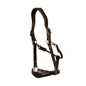 Cabestro de cuero para caballo Dy'on image-0