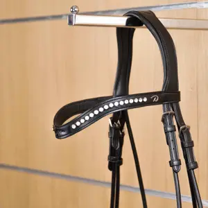 V-förmiger Stirnriemen für Pferde Dy'on Swarovski image-1