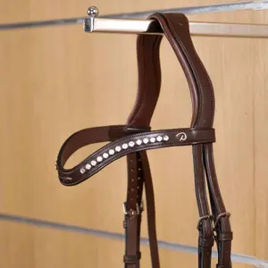 V-shaped browband for horse Dy'on Swarovski image-1