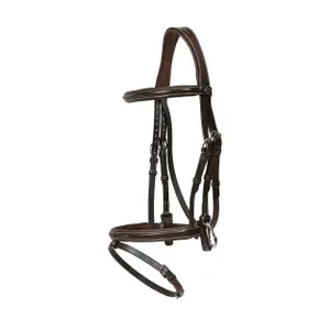 English-combined riding halter with snap cheeks Dy'on Flash image-0