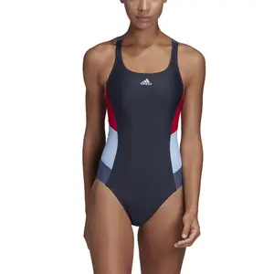 Women's swimsuit adidas fit block image-1