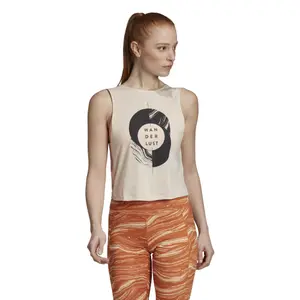 Camiseta de tirantes para mujer adidas Wanderlust Graphic image-3