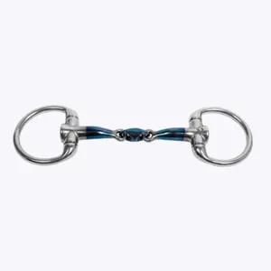 Olive bit for horses Trust Sweet Iron Eggbutt Eliptical 12 image-0