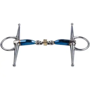 Needle Bit Trust Sweet Iron Full Cheek Brass Ring 16 image-1