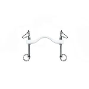 Bridle bit for horse Trust Inno Sense Baby Weymouth Fixed Port Medium 15 image-0