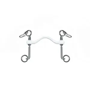Bridle bit for horse Trust Inno Sense Baby Weymouth Non Fixed port Medium 15
