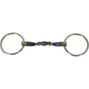 Bocado duplo para cavalos Trust Sweet Iron Eliptical 16 image-1