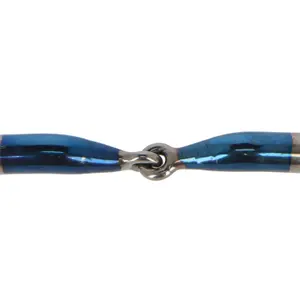 Bocado duplo para cavalos Trust Sweet Iron Jointed 16 image-3