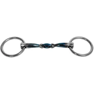 Olive bit for pony Trust Sweet Iron Loose Ring Eliptical image-0