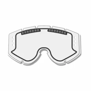 Ecran masque moto cross Progrip 3265 double pour roll off riot/menace/atzaki/naswa image-0