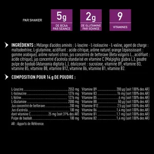 Complément de récupération EA Fit Recovery Max BCAA 2.1.1 image-1