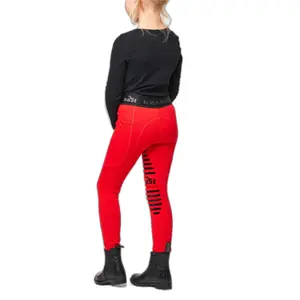 Girls' mid grip riding leggings eaSt Reggings® R1 image-2