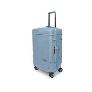 Large Hard Suitcase with Zip Closure Eastpak image-3