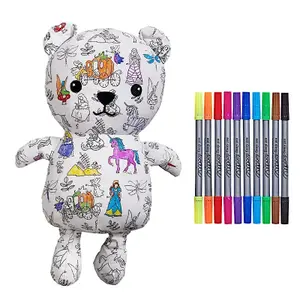 Colouring Plush Toy Eat Sleep Doodle Conte de fées