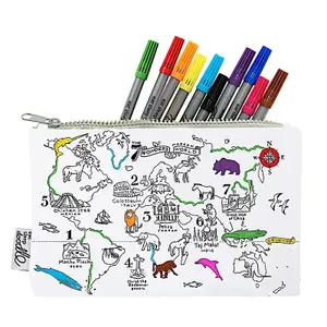 Colouring Kit Eat Sleep Doodle Mappemonde