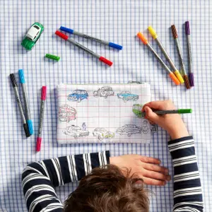 Set infantil para colorear y aprender - ruedas de trabajo Eat Sleep Doodle image-3