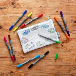 Set infantil para colorear y aprender - ruedas de trabajo Eat Sleep Doodle image-4