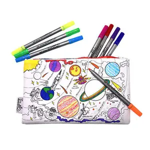 Estuche infantil para colorear y aprender - Explorador del espacio Eat Sleep Doodle image-0