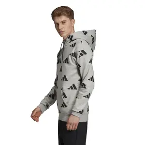 Sweatshirt adidas à capuche Athletics Allover image-4