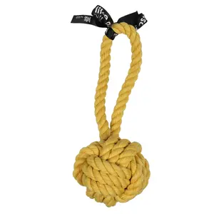 Balle pour chien avec boucle Ebi Are you knots image-0
