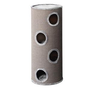 431-413524-griffoir-pour-chat-ebi-trend-dome-extreme-120-gris-50x50x120-cm