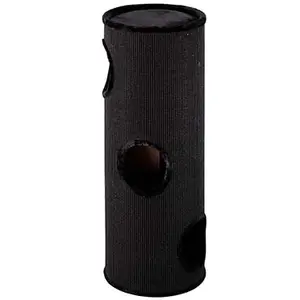 431-407592-klosbrada-for-katt-ebi-3-niveaux-tend-catdome-everlasttower-svart-37x37x100-cm