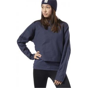 Langærmet sweatshirt til kvinder Reebok TE Twill Crew image-1