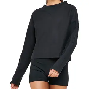 Damen Sweatshirt mit langen Ärmeln Reebok TE Twill Crew image-1
