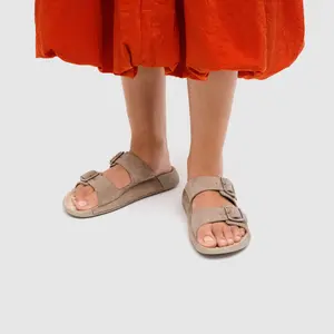 Suede Two Strap Sandals Women Ecco Cozmo image-3