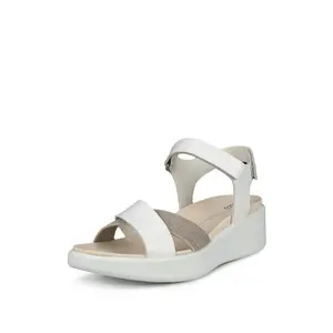 Sandali con cinturini incrociati in pelle donna Ecco Flowt image-1