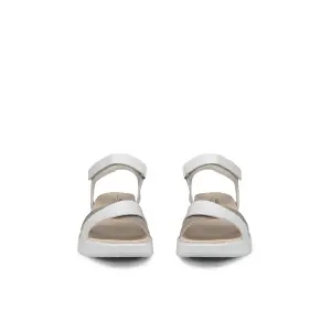 Sandali con cinturini incrociati in pelle donna Ecco Flowt image-5