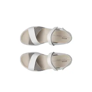 Sandali con cinturini incrociati in pelle donna Ecco Flowt image-2