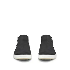 Womens Suede Zip Ankle Boots Ecco Soft 7 image-5