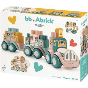 Animal train building set Ecoiffier Abrick