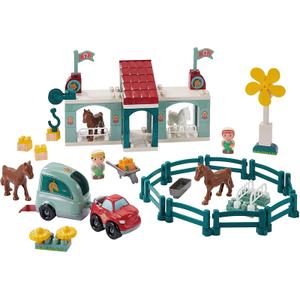 Horse Riding Centre Building Set Ecoiffier Abrick