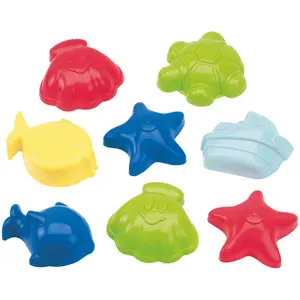 Ocean sand molds Ecoiffier (x8) image-0