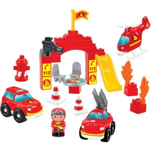 Fireman 45 pieces abrick Ecoiffier Baril image-1