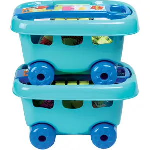 30-piece construction set with cart set Ecoiffier Abrick image-0