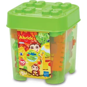 Jungle 70 pieces abrick Ecoiffier Baril image-0